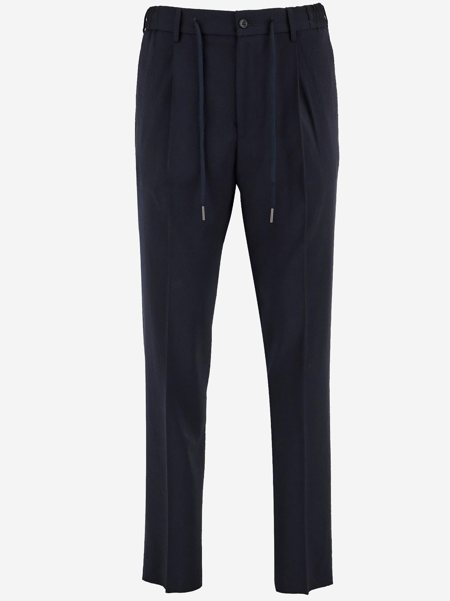 PANTALONI IN LANA STRETCH PNEWMAN 550019B3405 TAGLIATORE 