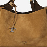 BORSA SHOPPING MEDIA IN PELLE SCAMOSCIATA XBWAPAF9300P3A 4L20 TODS 