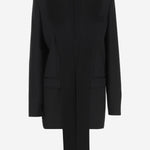 GIACCA MONOPETTO IN MISTO LANA CON COLLO SATIN 104668 A2CNZ99 PINKO 