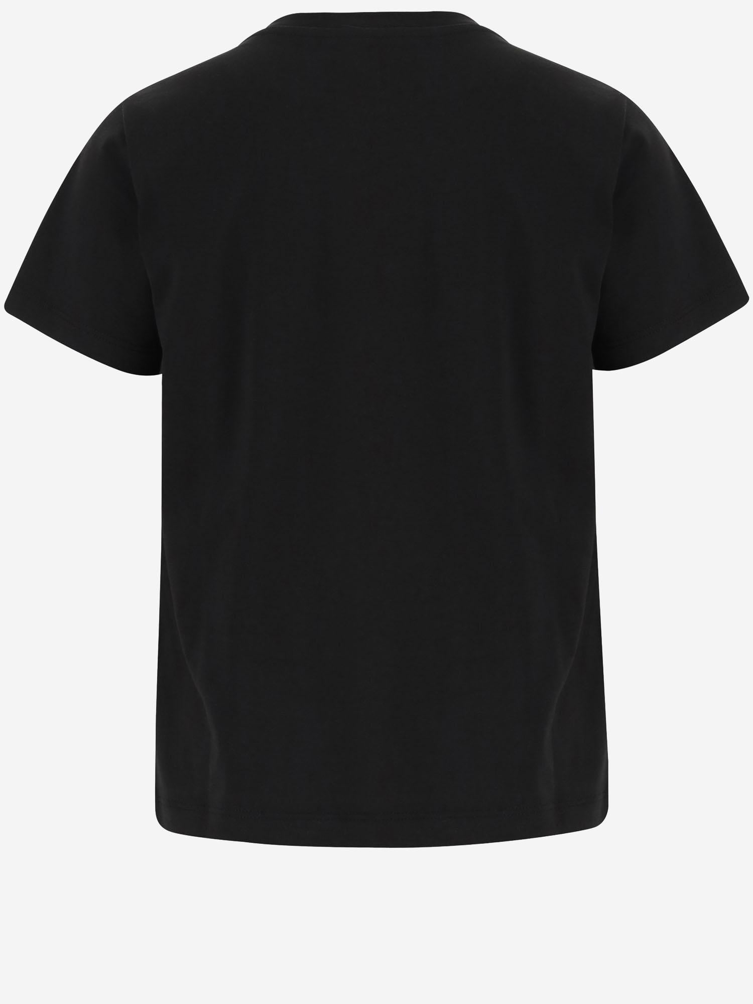 T-SHIRT IN COTONE CON LOGO 8C0001489AFV 999 MONCLER ENFANTS 