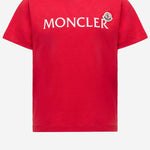 T-SHIRT IN COTONE CON LOGO 8C0001089AFV 455 MONCLER ENFANTS 