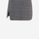 GONNA IN MISTO LANA CON MOTIVO CHECK 21790 950 THE.GARMENT 