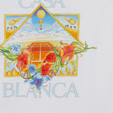 T-SHIRT IN COTONE CON STAMPA MSS26JTS001 13 CASABLANCA 
