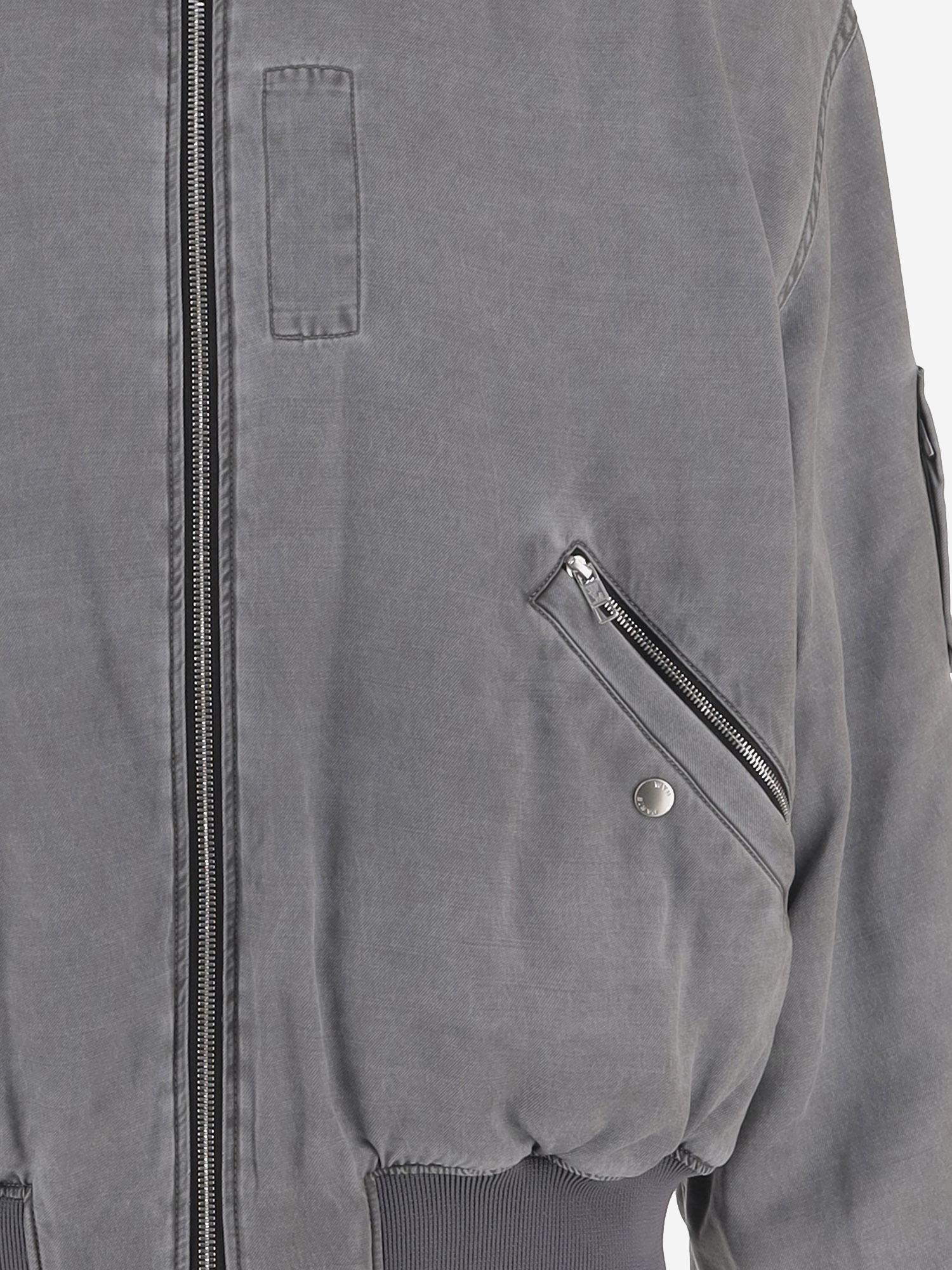 GIACCA REVERSIBILE IN CUPRO E NYLON W261JP07 931G WOOYOUNGMI 