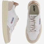 SNEAKERS LOW MEDALIST IN PELLE AULWLS02 WHTBRNSUG AUTRY 
