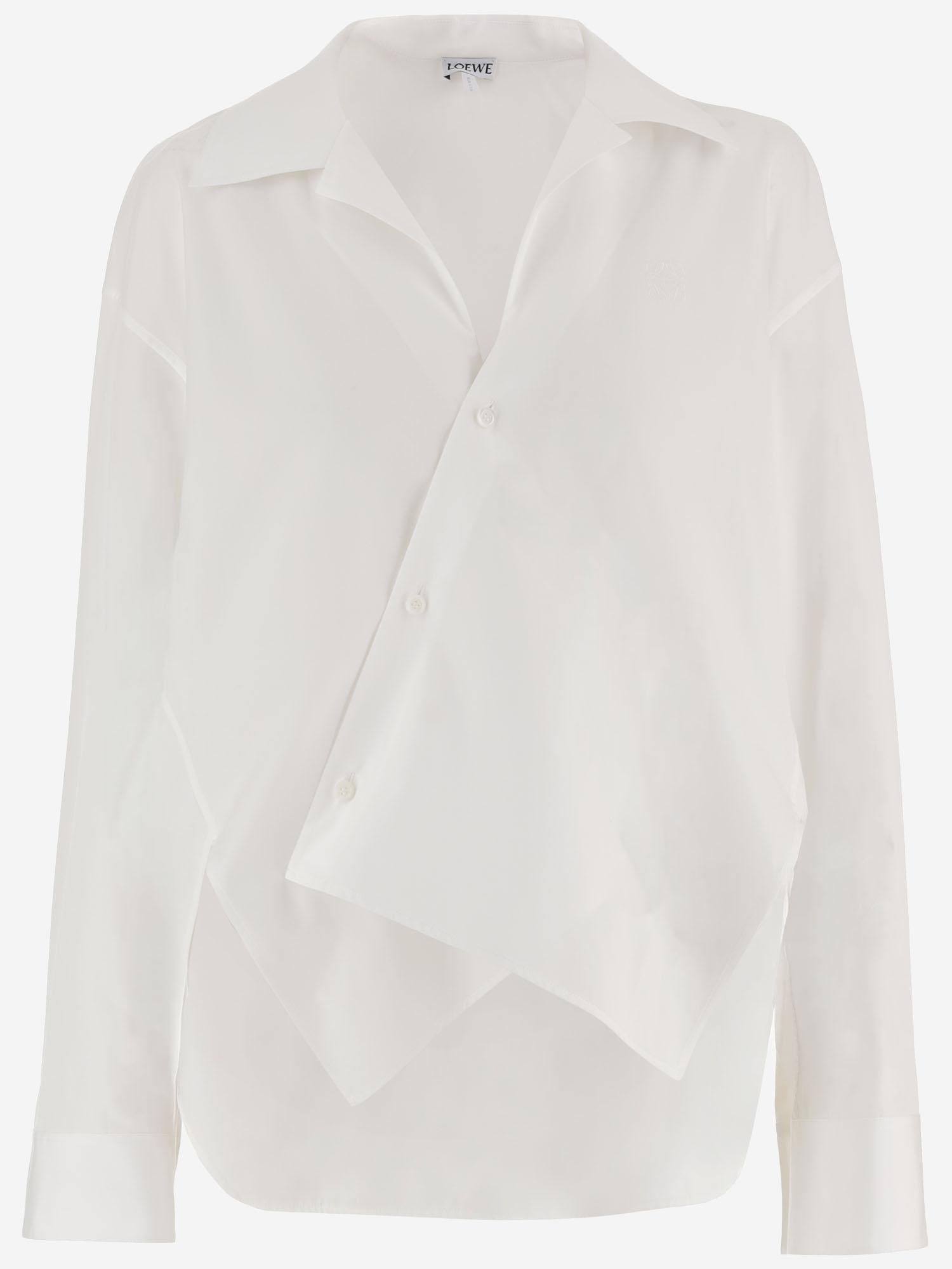 Camicia asimmetrica in cotone S359Y05XEZ 2100 LOEWE 