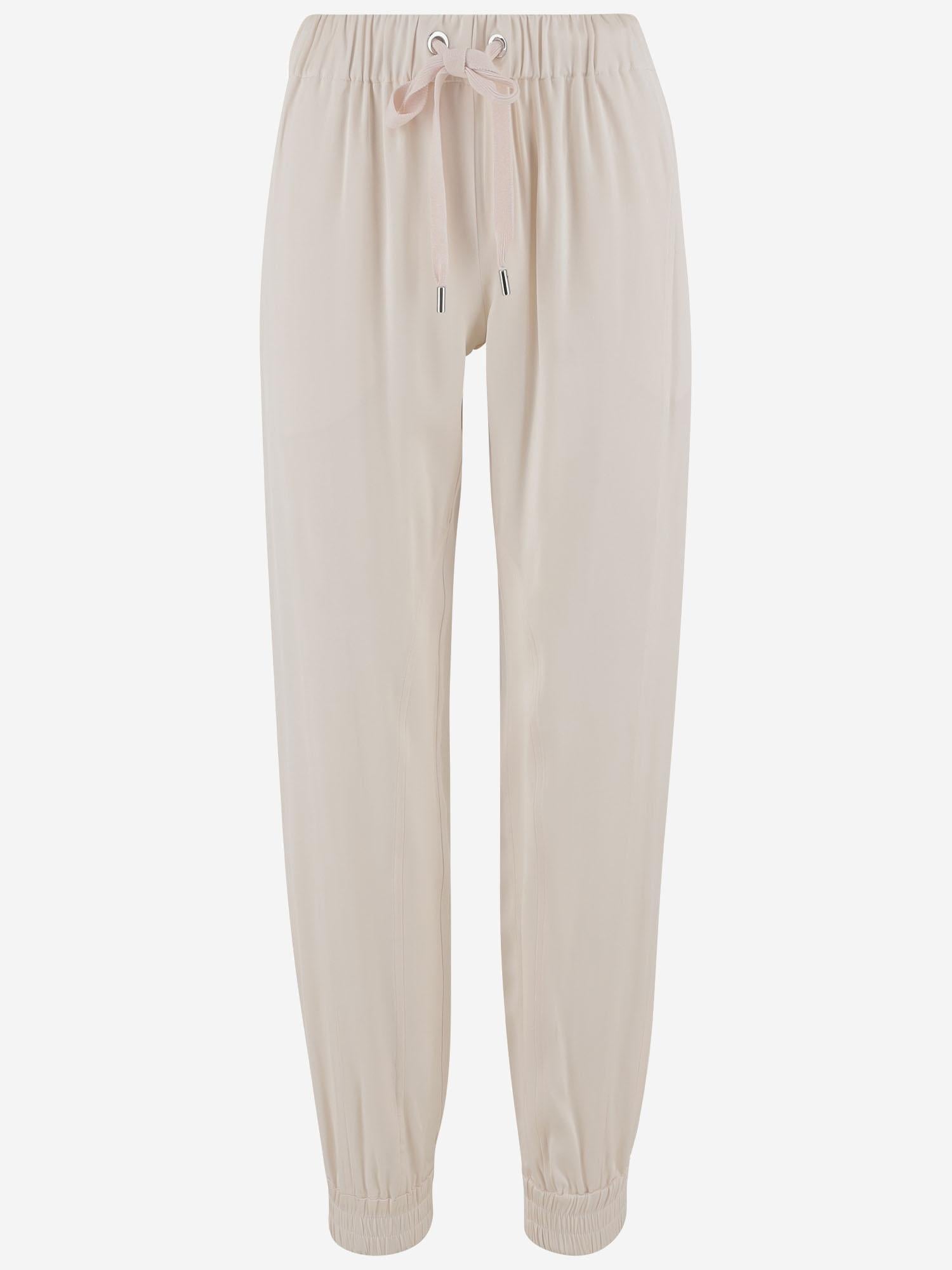 PANTALONI VALENTINA JOGGERS IN SETA E VISCOSA S25302 0102 SASUPHI 