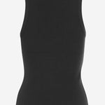 CANOTTA IN MISTO COTONE STRETCH V018884418 001BLK VINCE 