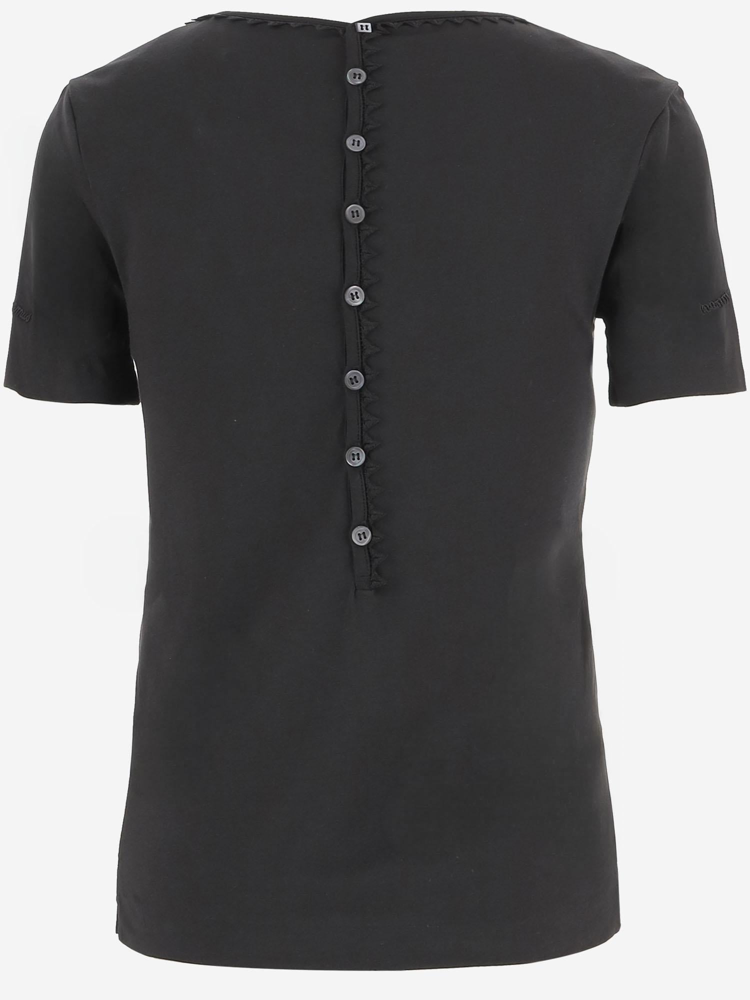 TOP IN COTONE CON BOTTONIERA POSTERIORE TSW00568AJ00189 990 JACQUEMUS 