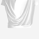 T-shirt bianca in misto viscosa TOW00912AJ00253 100 JACQUEMUS 