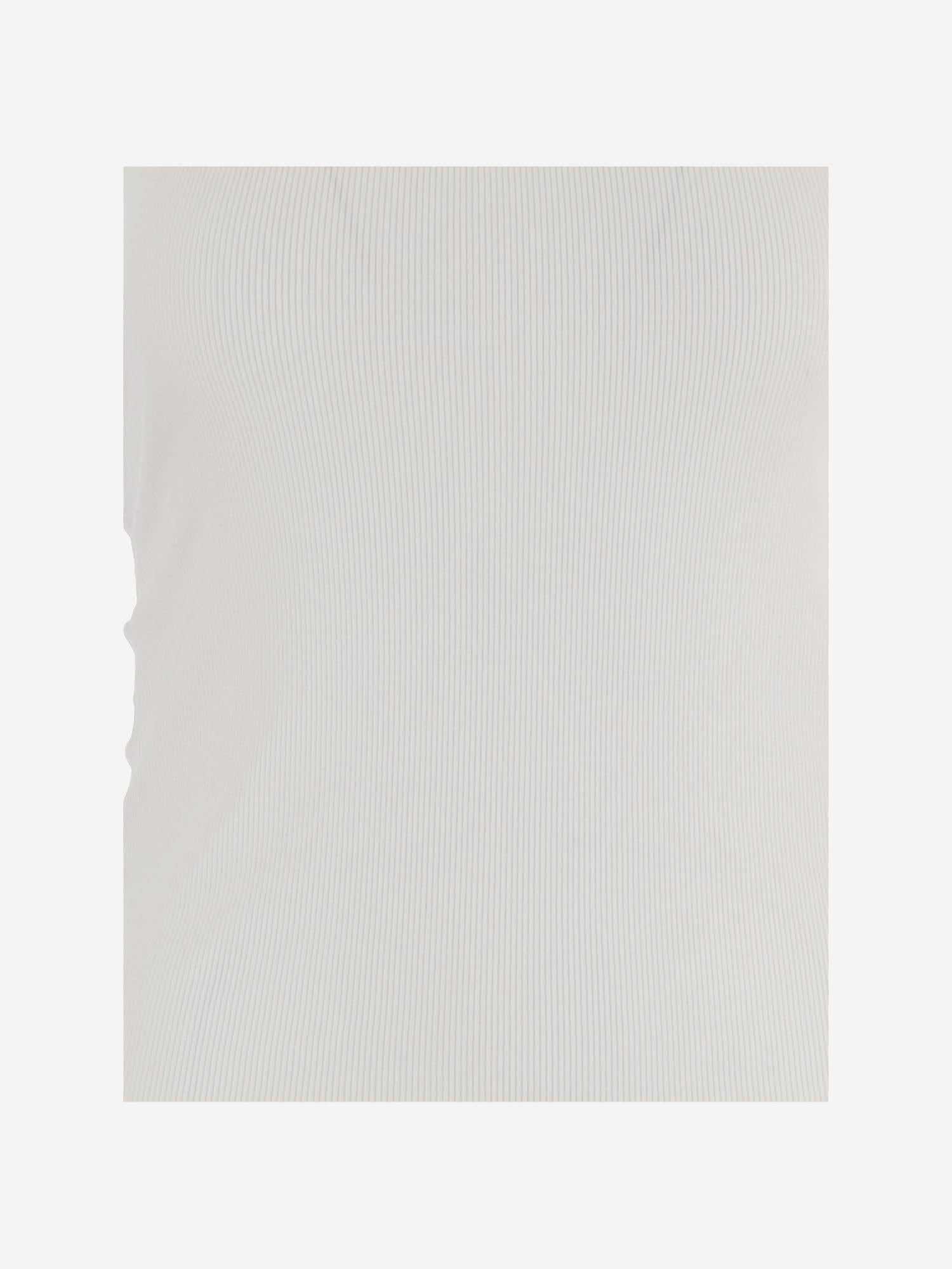 CANOTTA IN COTONE STRETCH 8123631 CHALK BURBERRY 