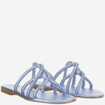 SANDALI IN PELLE TASO TUB DENIM KIMA 