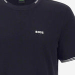 T-SHIRT IN COTONE STRETCH CON LOGO 50521245 402 HUGO BOSS 