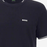 T-SHIRT IN COTONE STRETCH CON LOGO 50521245 402 HUGO BOSS 