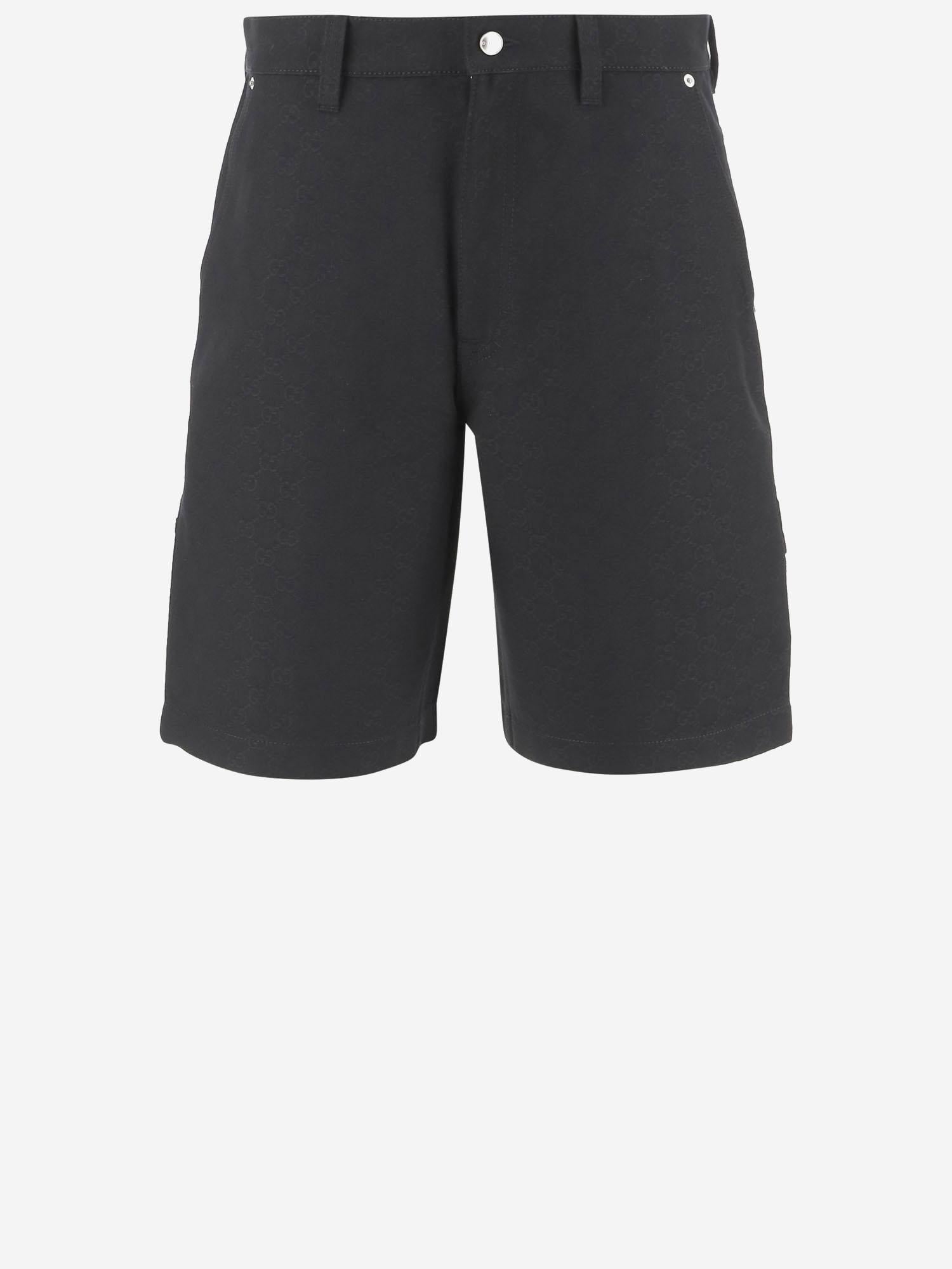 PANTALONI CORTI IN TESSUTO GG 832377 XDDCG1000 GUCCI 