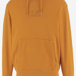 FELPA IN COTONE CON LOGO 20CMSS037B 110044R436 CP COMPANY 