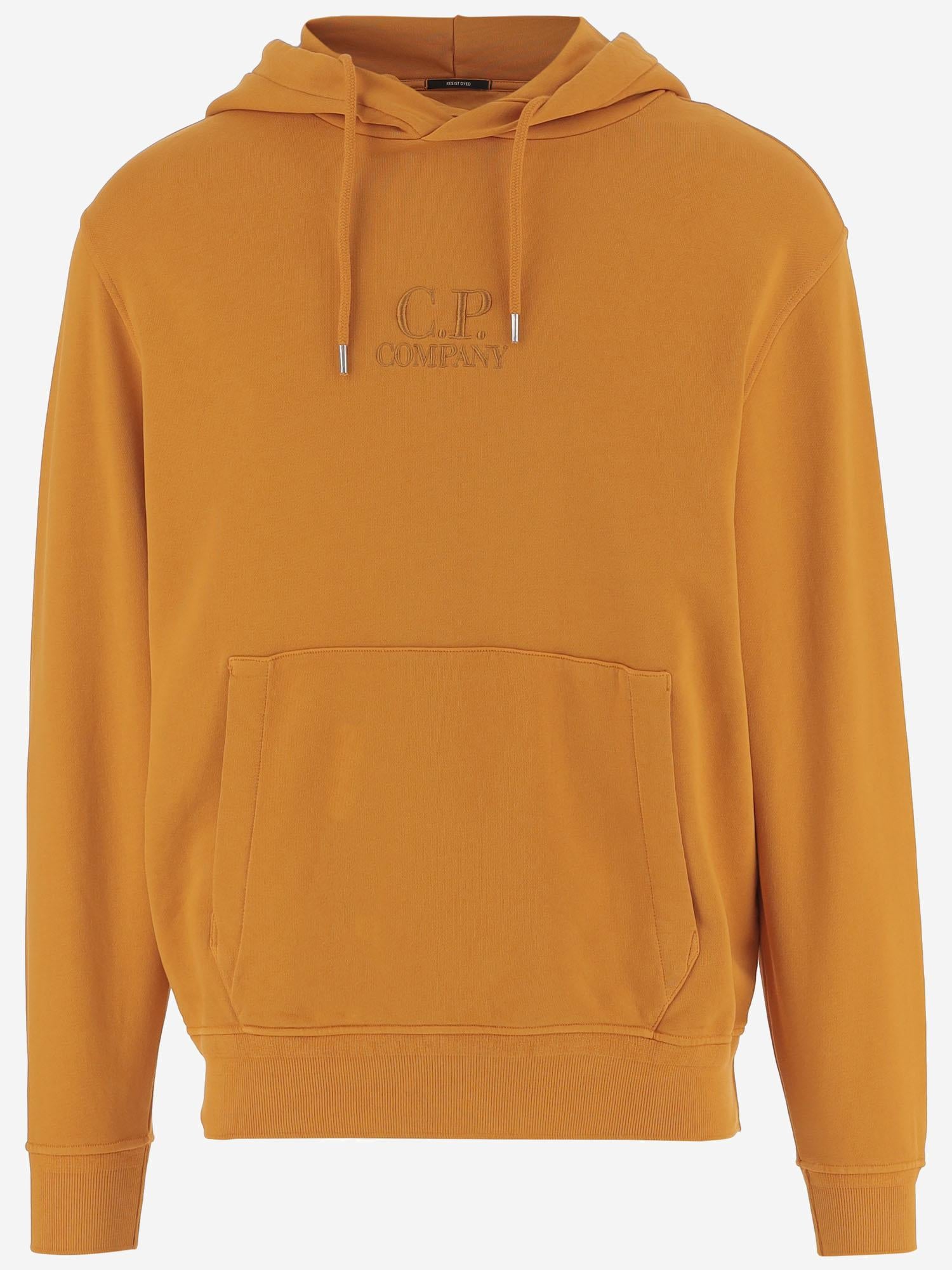 FELPA IN COTONE CON LOGO 20CMSS037B 110044R436 CP COMPANY 