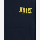 FELPA IN COTONE CON STAMPA E LOGO AKJYHD 1023Midnight Blue AMIRI KIDS 