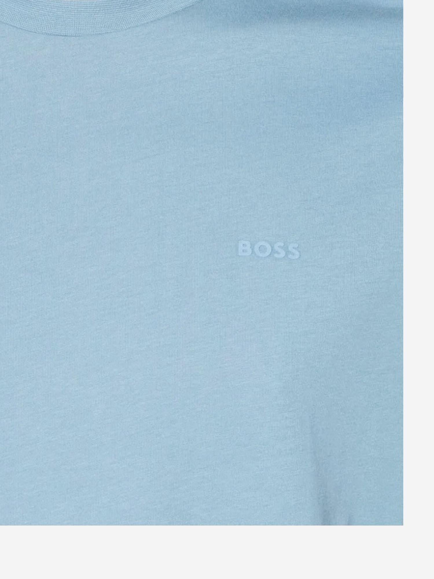 T-SHIRT IN COTONE CON LOGO 50468347 450 HUGO BOSS 