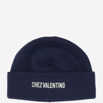 BEANIE IN COTONE E LANA CON LOGO 7Y2HB02R FZLAEW VALENTINO GARAVANI 