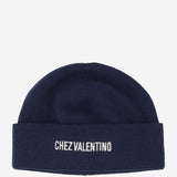 BEANIE IN COTONE E LANA CON LOGO 7Y2HB02R FZLAEW VALENTINO GARAVANI 