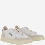SNEAKERS LOW MEDALIST IN PELLE AULWLS03 WHTBURGUND AUTRY 