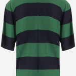 T-SHIRT in Cashmere a righe 861286 V4B703140 BOTTEGA VENETA 