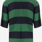 T-SHIRT in Cashmere a righe 861286 V4B703140 BOTTEGA VENETA 