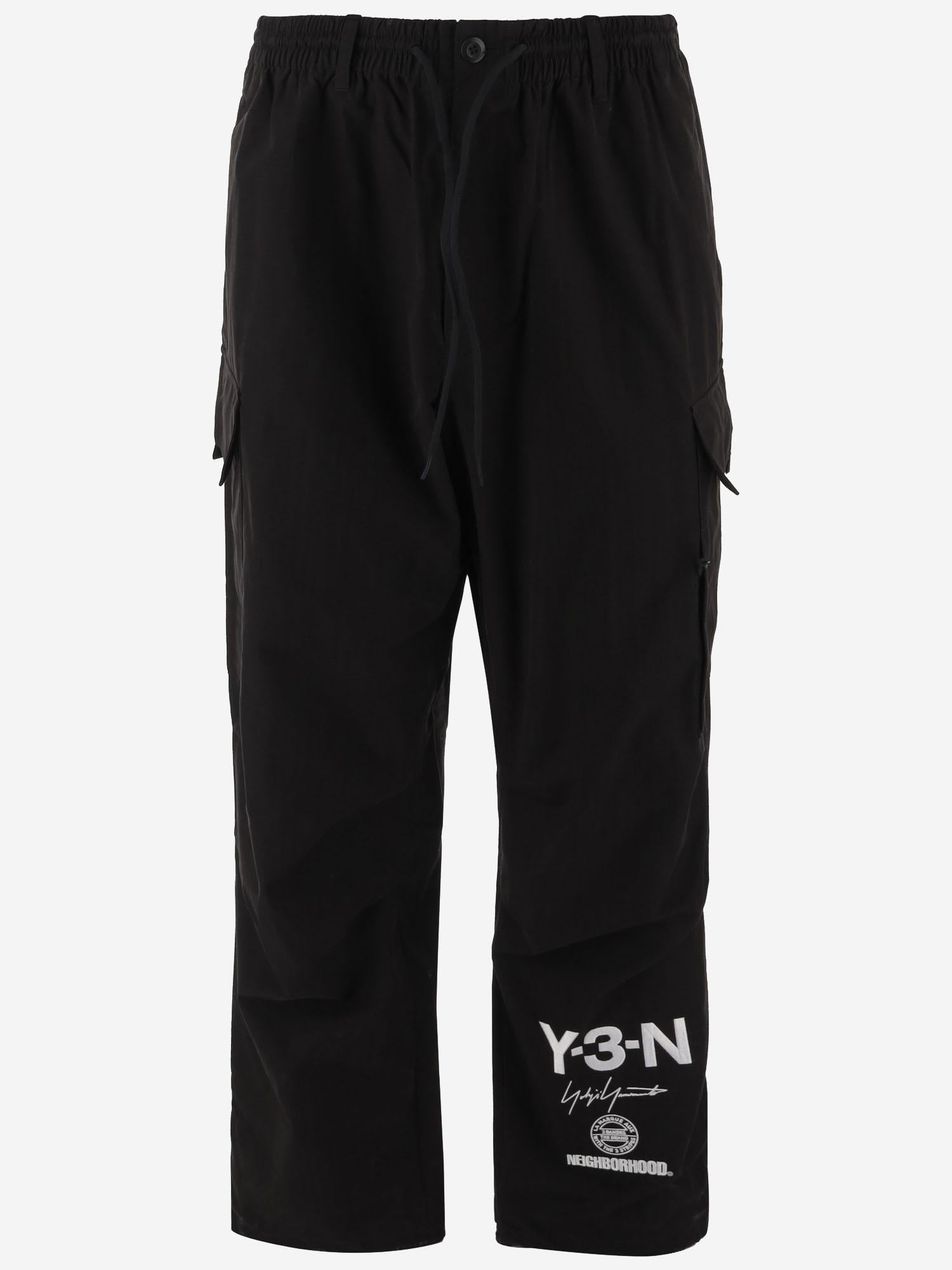 PANTALONI ADIDAS Y-3 X NEIGHBORHOOD X DAINESE IN MISTO COTONE JW7003 BLACK ADIDAS Y3 X NBDH X DAINESE 