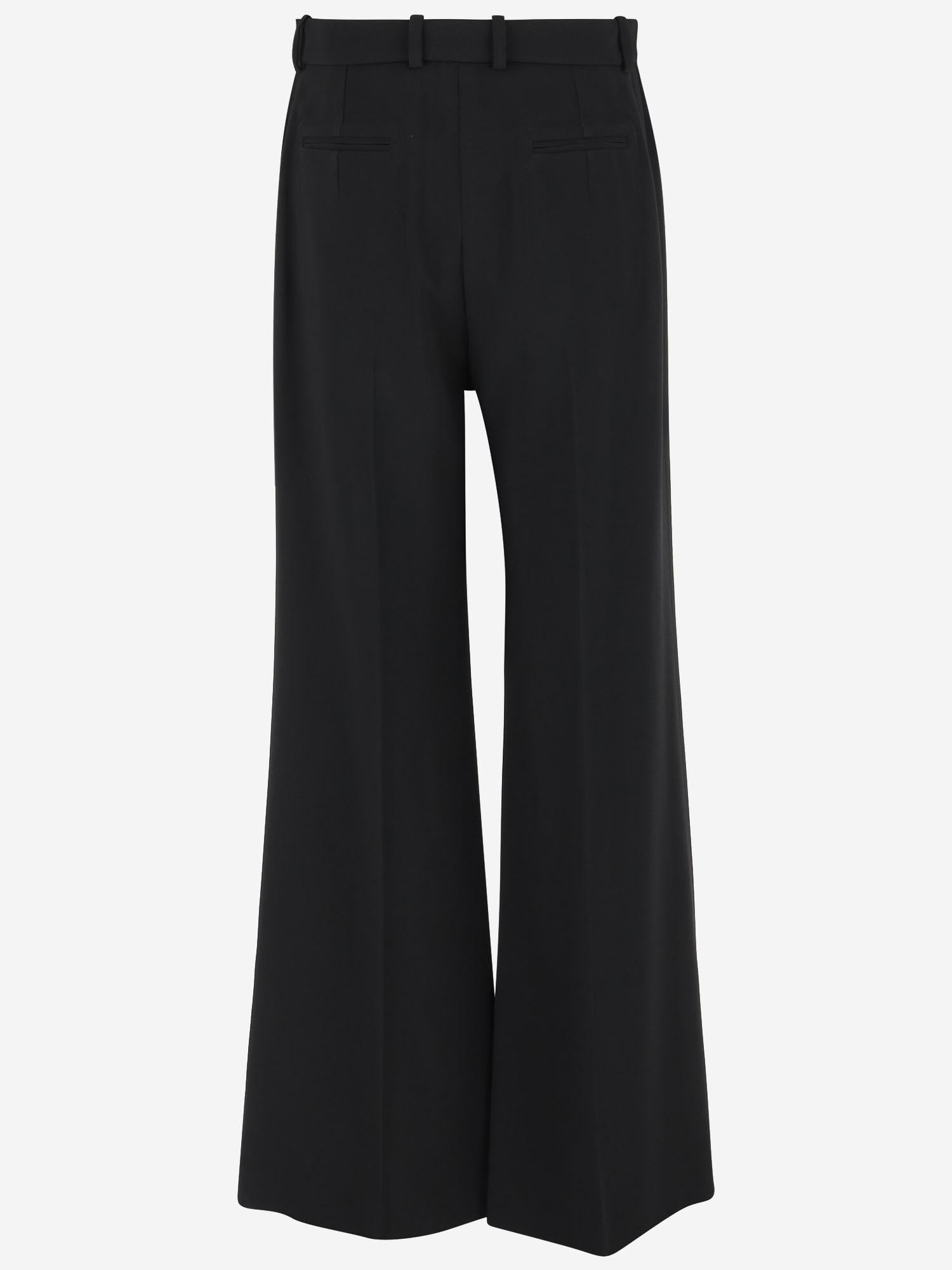 PANTALONI IN MISTI VISCOSA STRETCH CH25APA06263 001 CHLOE 