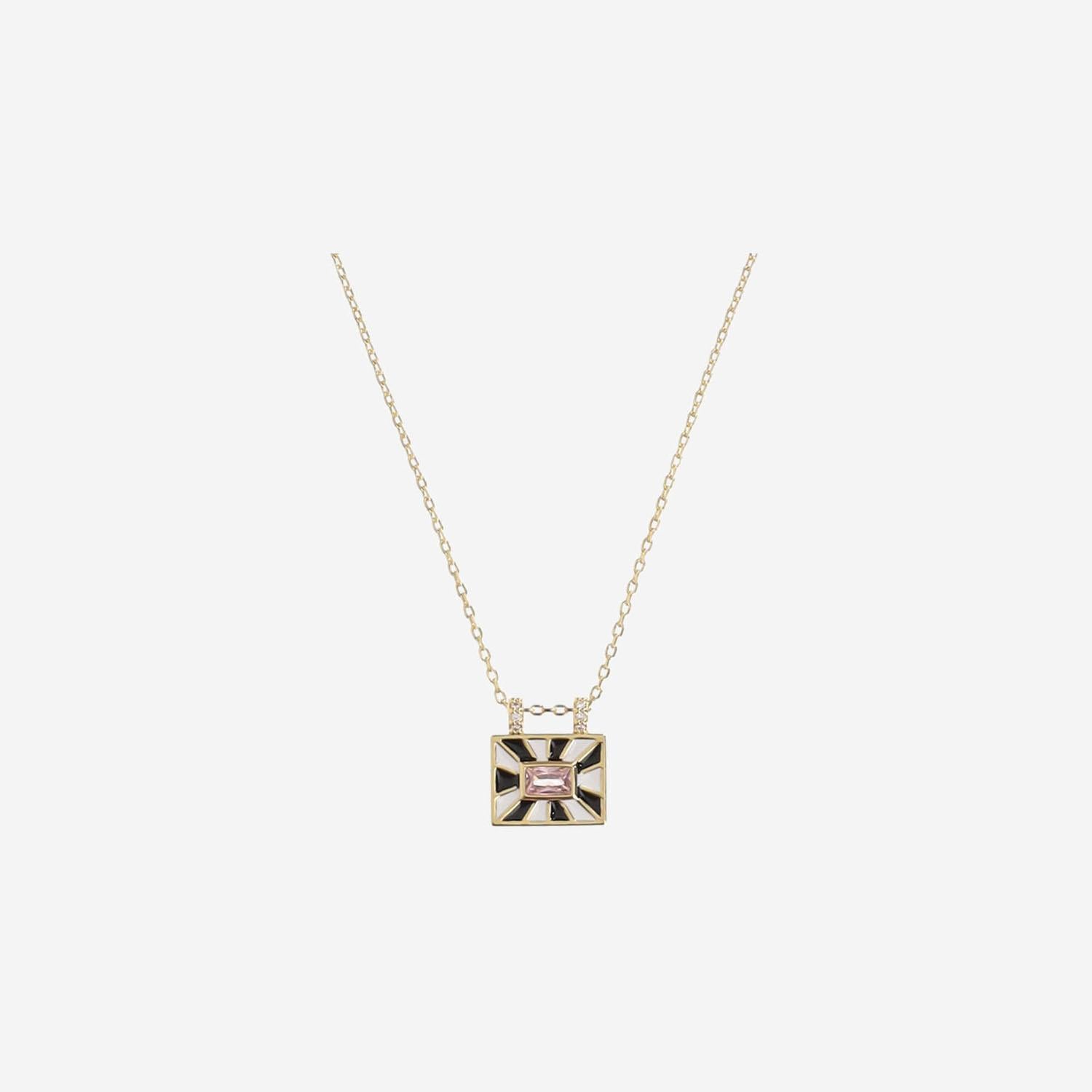 COLLANA EL PASO BLACK AND WHITE CO380 ORO MYA BAY 