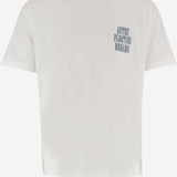 T-shirt in cotone con logo TSPX046W JERSEYWHITE AUTRY 