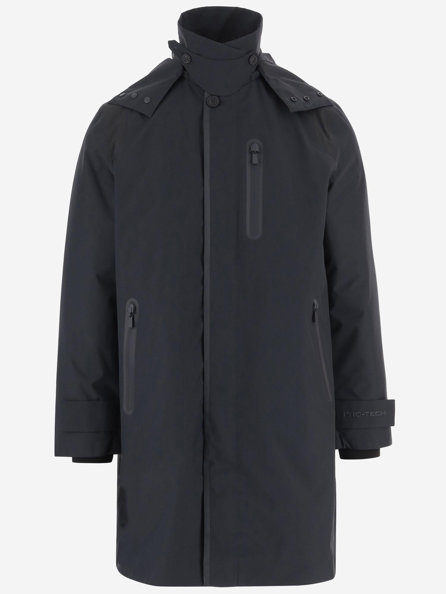 GIUBBOTTO TECNICO CON CAPPUCCIO E TASCHE MULTIPLE C42403M EPIK2121734 SAVE THE DUCK 