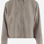 Camicia crop in  twill di seta BRAMA 002 MAX MARA 