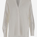 Blusa in raso di seta VR84511926 137OWT VINCE 