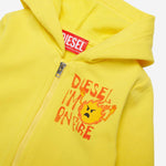 FELPA SPILB CON ZIP IN COTONE K00749 KYAVFK212 DIESEL KIDS 