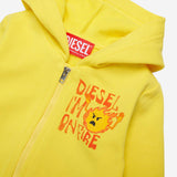 FELPA SPILB CON ZIP IN COTONE K00749 KYAVFK212 DIESEL KIDS 