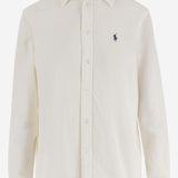 CAMICIA IN VELLUTO DI COTONE CON LOGO 211A93203 005 POLO RALPH LAUREN 