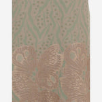 Abito lungo fantasia in misto cotone 15107 N299OLIVE NEMA 