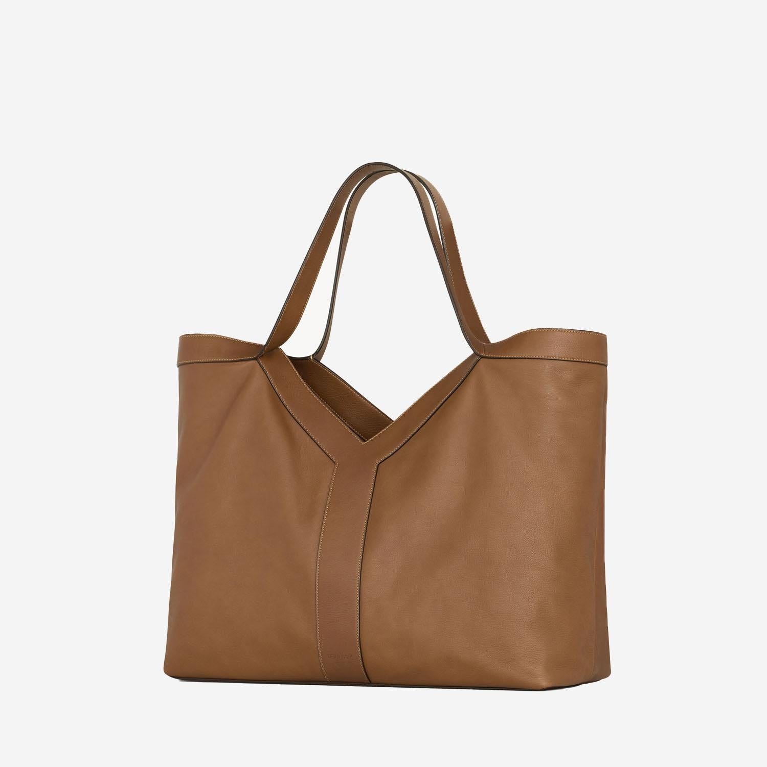 BORSA TOTE Y GRANDE IN PELLE 820672 AAEC36359 SAINT LAURENT 