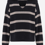 MAGLIA A RIGHE IN LANA E CASHMERE 26217023 1446 ALLUDE 