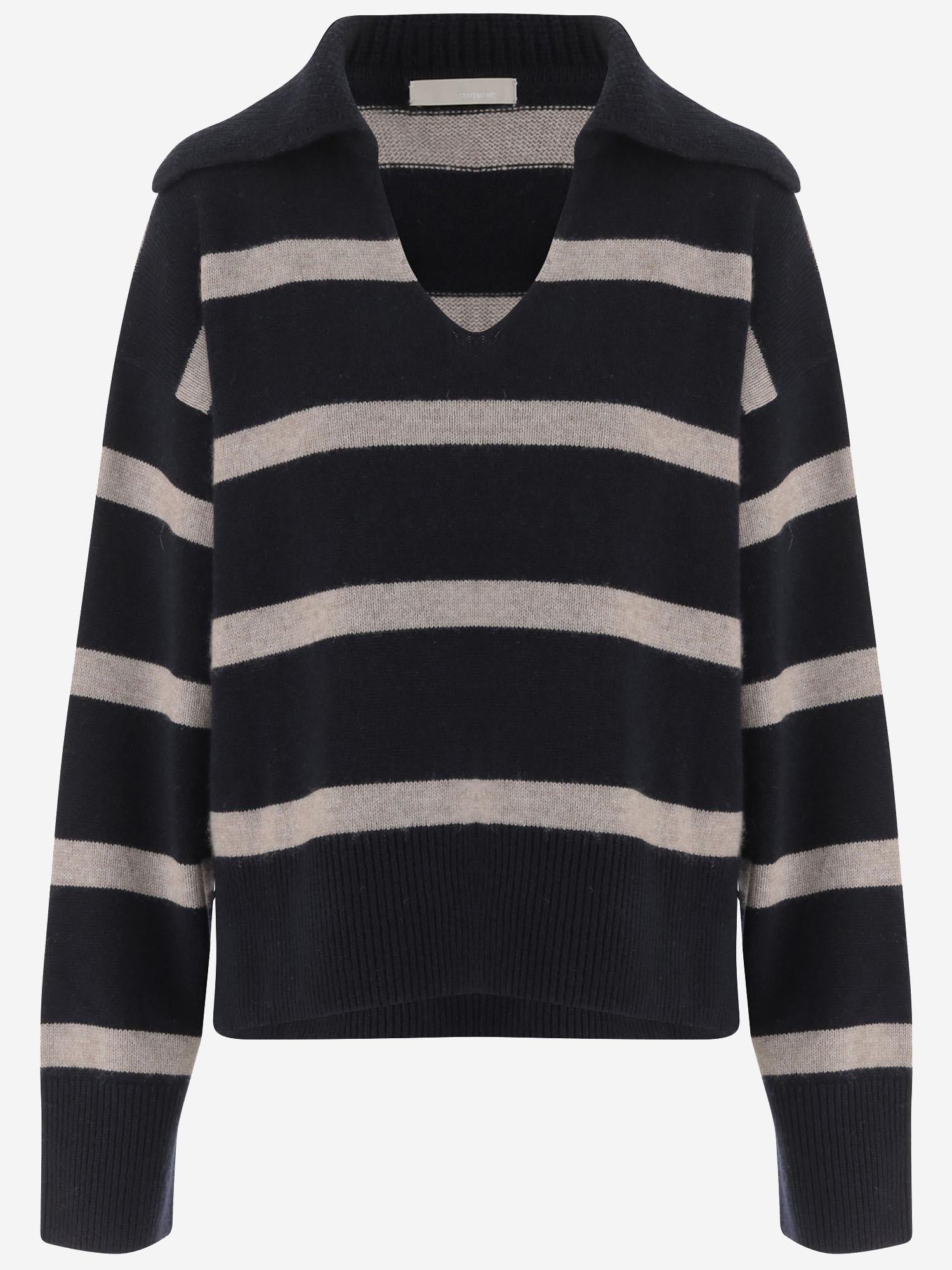 MAGLIA A RIGHE IN LANA E CASHMERE 26217023 1446 ALLUDE 