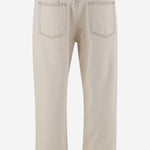 JEANS IN COTONE CON LOGO HTR001DE0039 136 AMI 