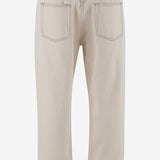 JEANS IN COTONE CON LOGO HTR001DE0039 136 AMI 