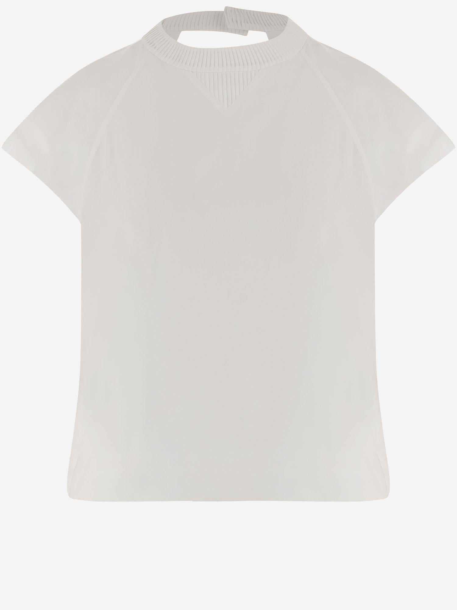 T-shirt in misto cotone 08392 151 SACAI 
