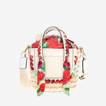 BORSA HABANERA IN PELLE E RAFIA HABANERASILK ROSETO CUBA LAB 