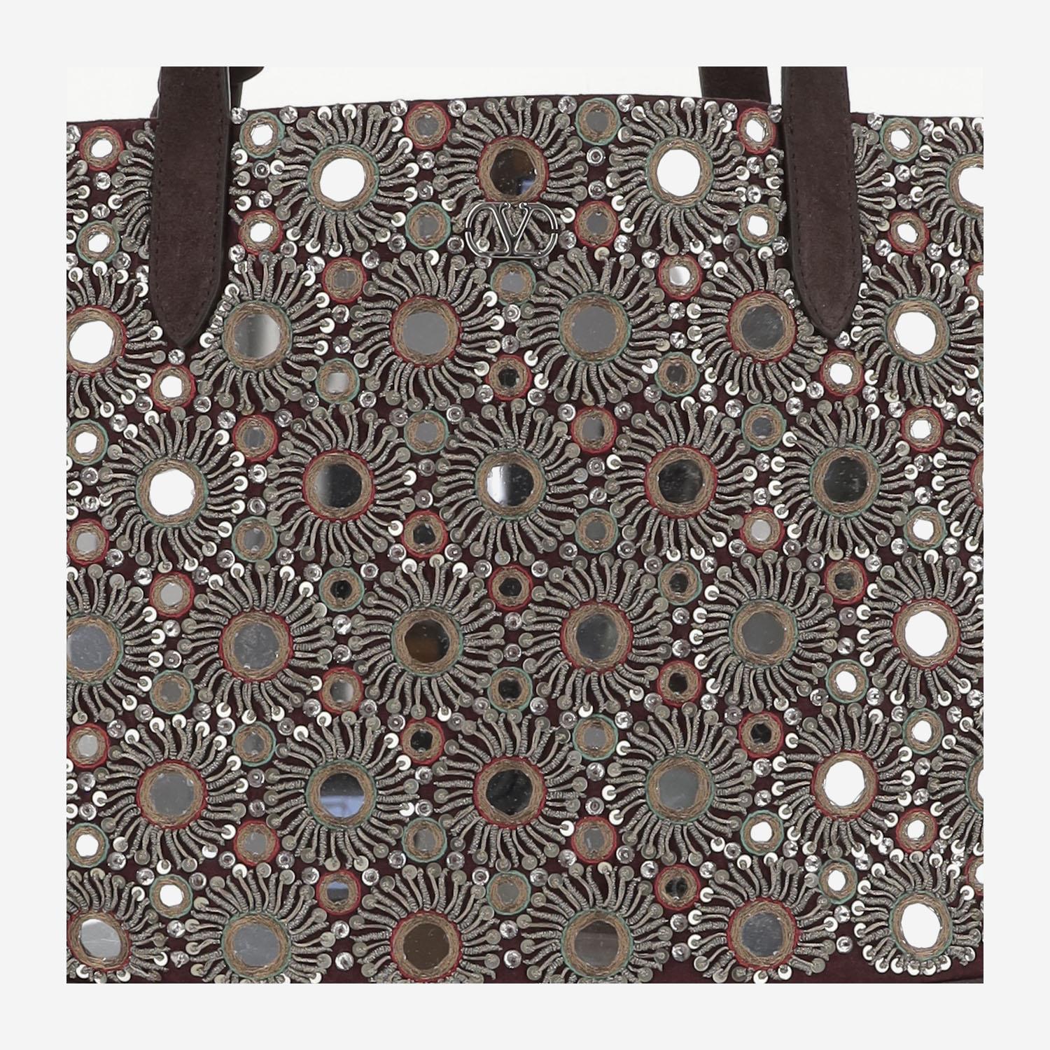 Borsa Shopping Valentino Garavani Nellcôte Ricamata 7W2B0R79 TAARCB VALENTINO GARAVANI 