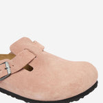 SABOT BOSTON IN PELLE SCAMOSCIATA 1031635 PINKCLAY BIRKENSTOCK 