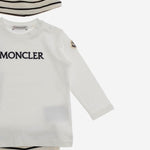 SET DI TRE PEZZI IN COTONE 8P0000189BA2 F70 MONCLER ENFANTS 