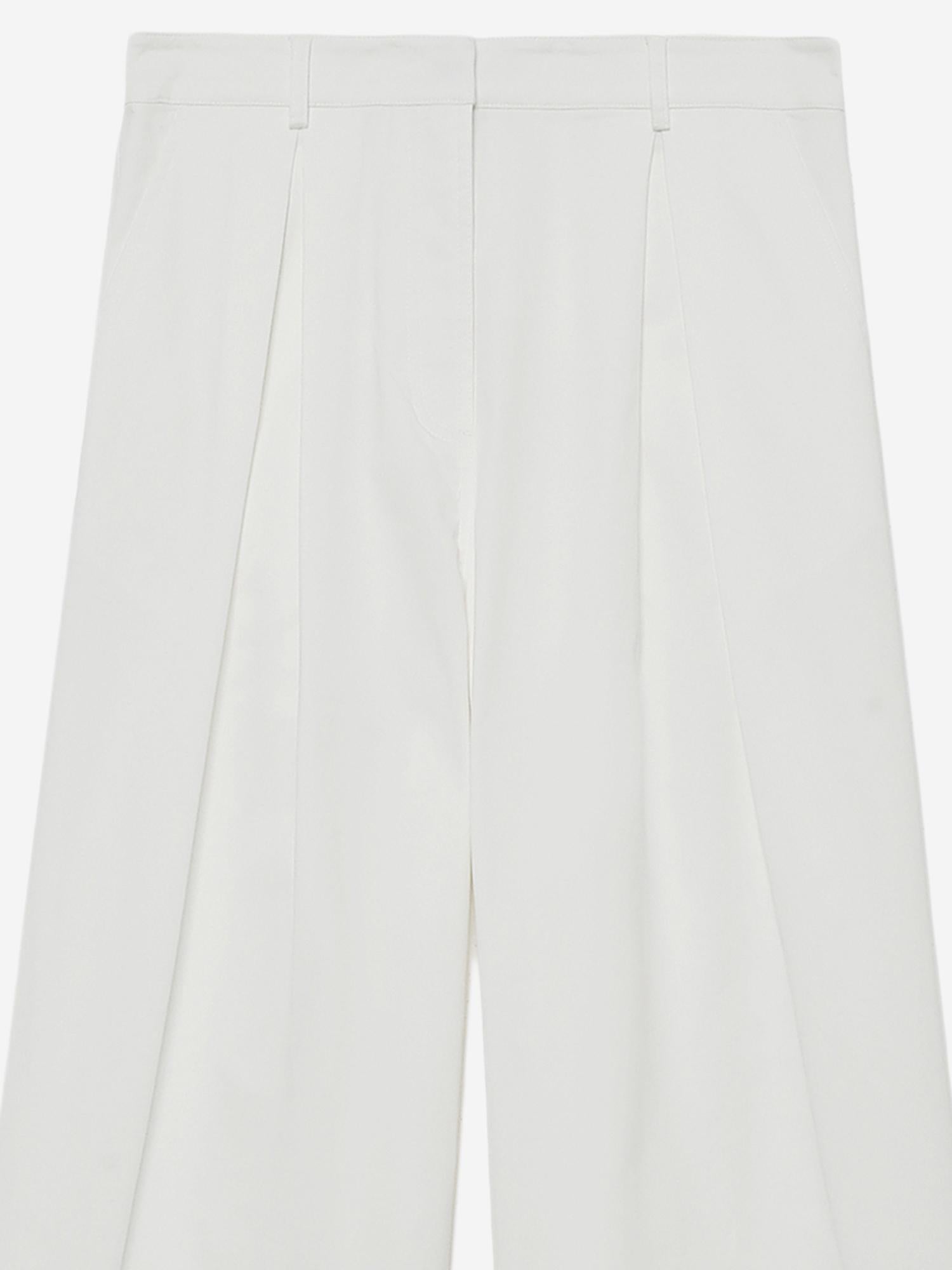 PANTALONI AVELINO IN COTONE STRETCH 20391 001 THE.GARMENT 